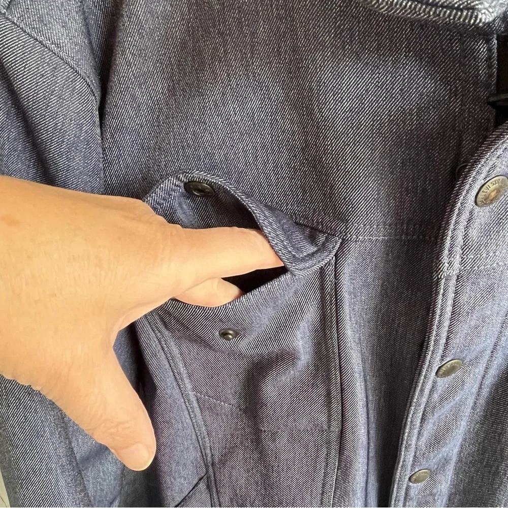 Levi's Men’s XXL Trucker Soft Shell Blue Denim Streetwear Western Style Jacket - Picture 14 of 14
